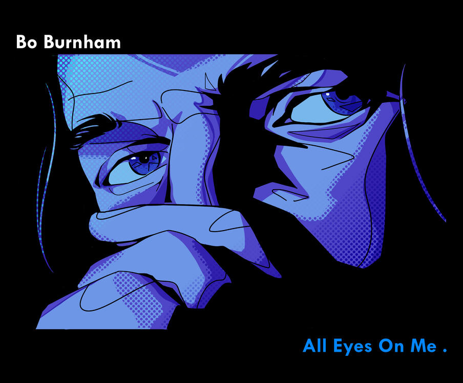 Illustration of the singer Bo Burnham.