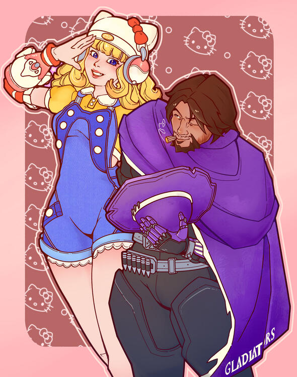 Commission of the characters Juno and Cassidy.