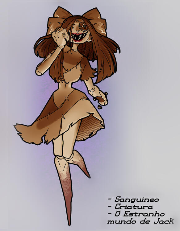 Character concept developed during the Colorization class.