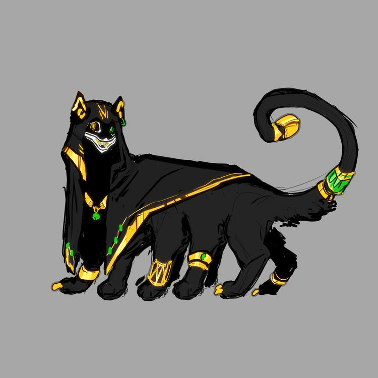 "Gatuno", first creature concept developed for the animation bible "Dalia". Gatuno is a pun in Portuguese with the words "cat" (gato) and "thief" (gatuno)